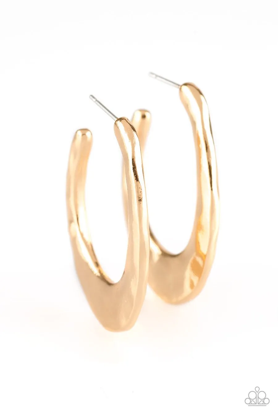 Hoop Me Up Gold Paparazzi Hoop Earrings