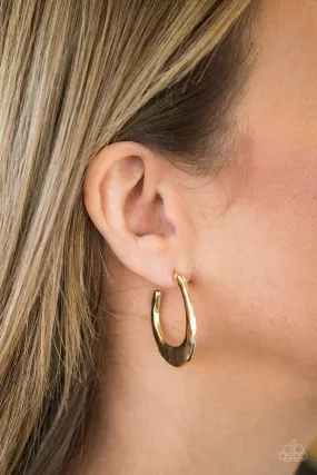 Hoop Me Up Gold Paparazzi Hoop Earrings