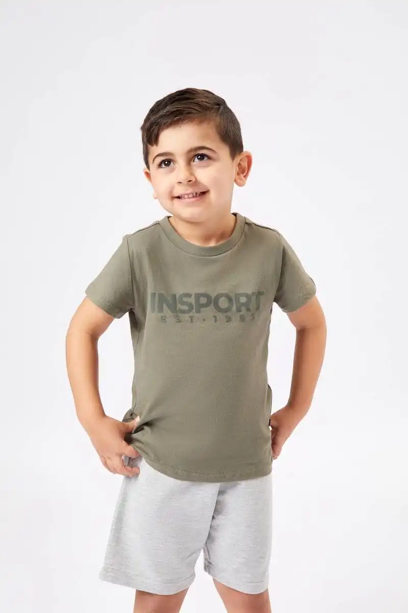 INSPORT JUNIOR ATLANTA GREY SHORTS