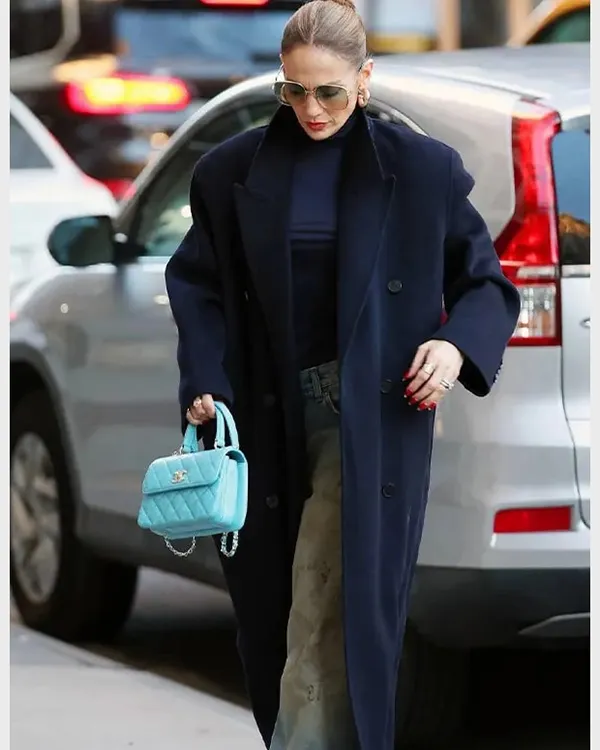 Jennifer Lopez NYC Blue Coat | NYC Jennifer Coat