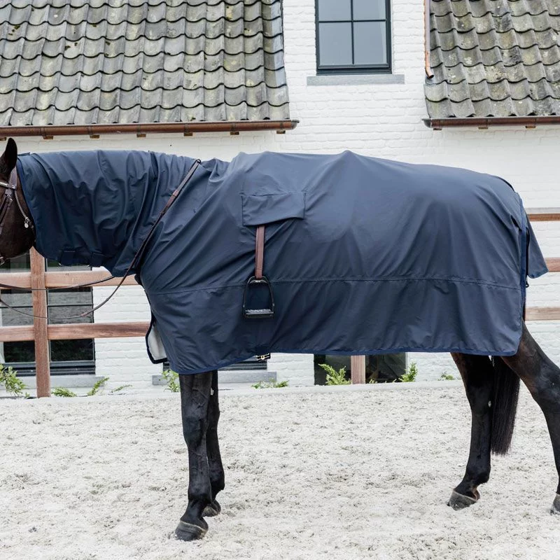 Kentucky Horsewear Horse Raincoat with Stirrup Holes