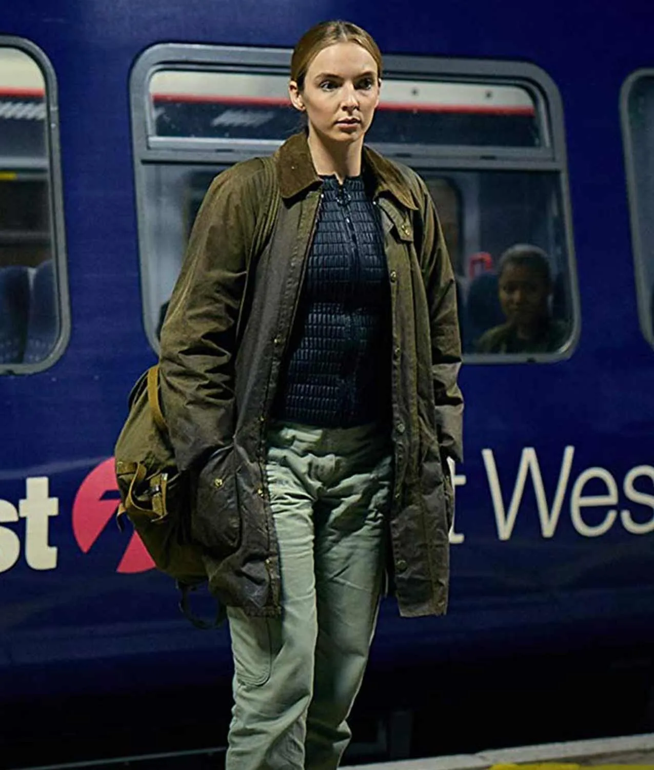 Killing Eve Jodie Comer Coat | Brown Cotton Coat