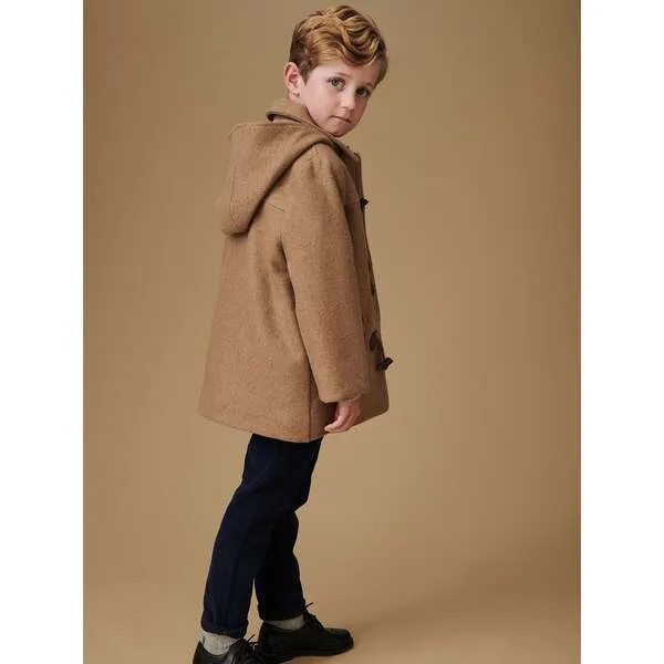 La Coqueta Taupe Agustin Boy Coat