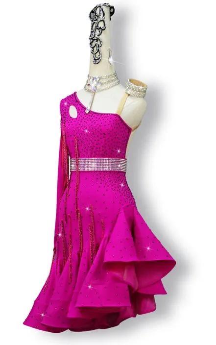 Latin Dance Dress | Custom - Made | QY40