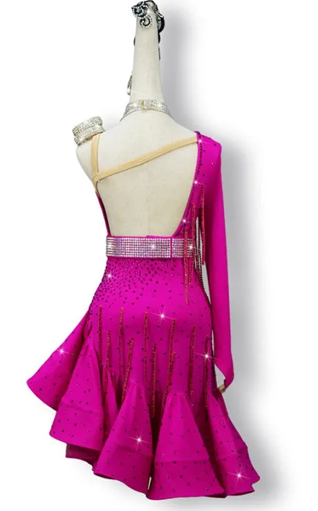 Latin Dance Dress | Custom - Made | QY40