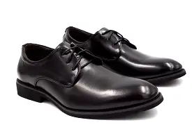 London Derby Shoes - Matte Black