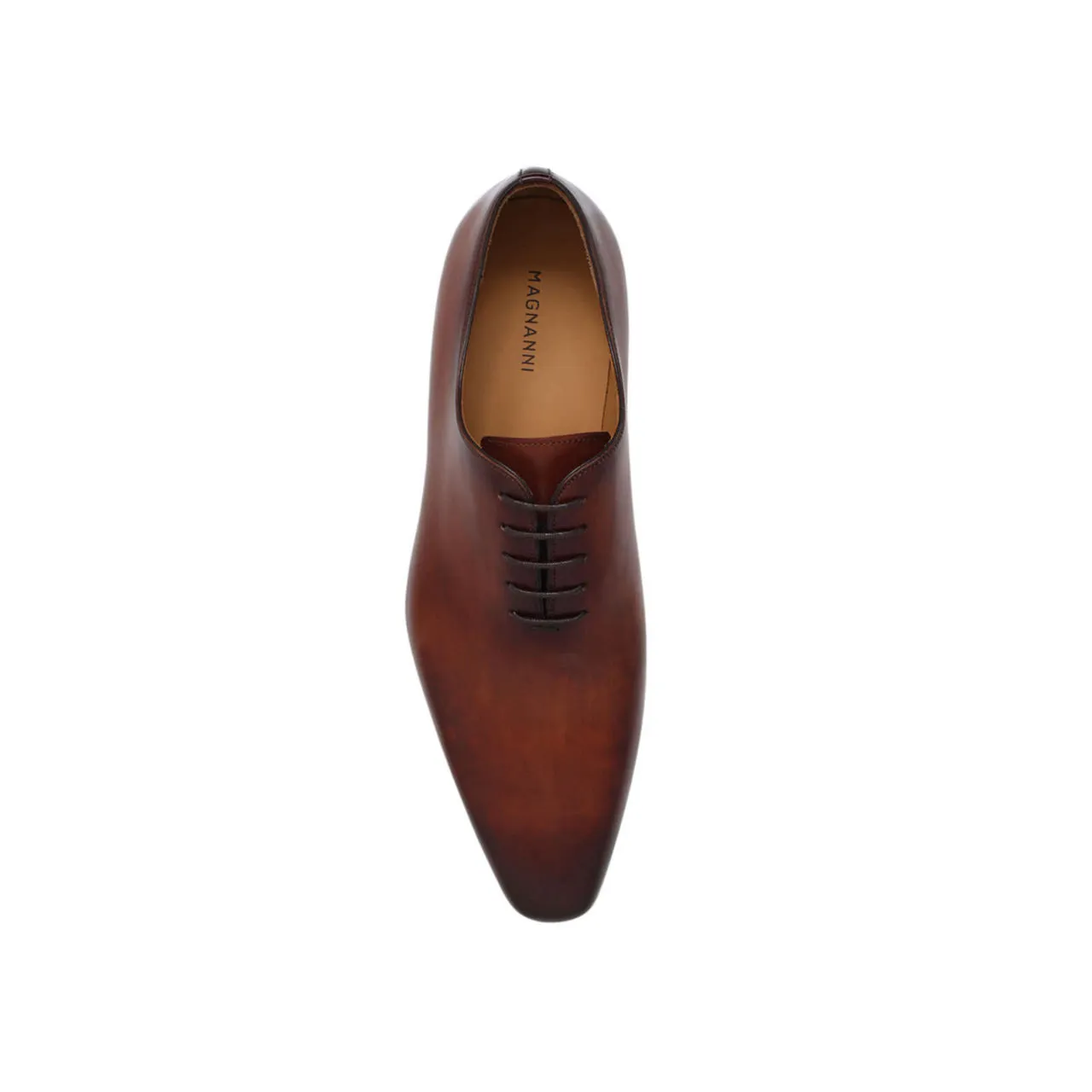 MAGNANNI Wholecut Derby Shoes - TAN