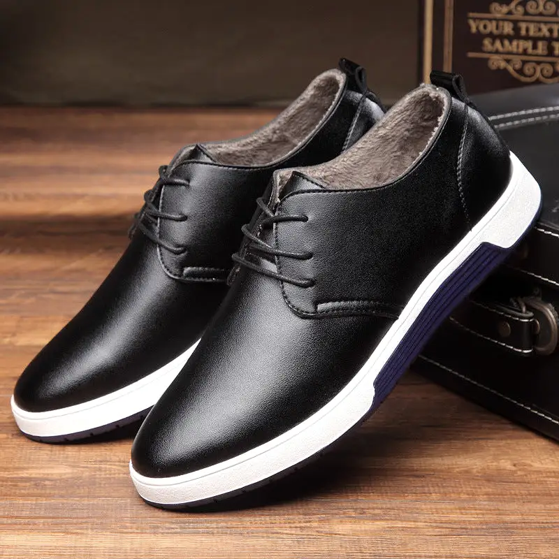 Men’s Fur Casual Oxford Shoes