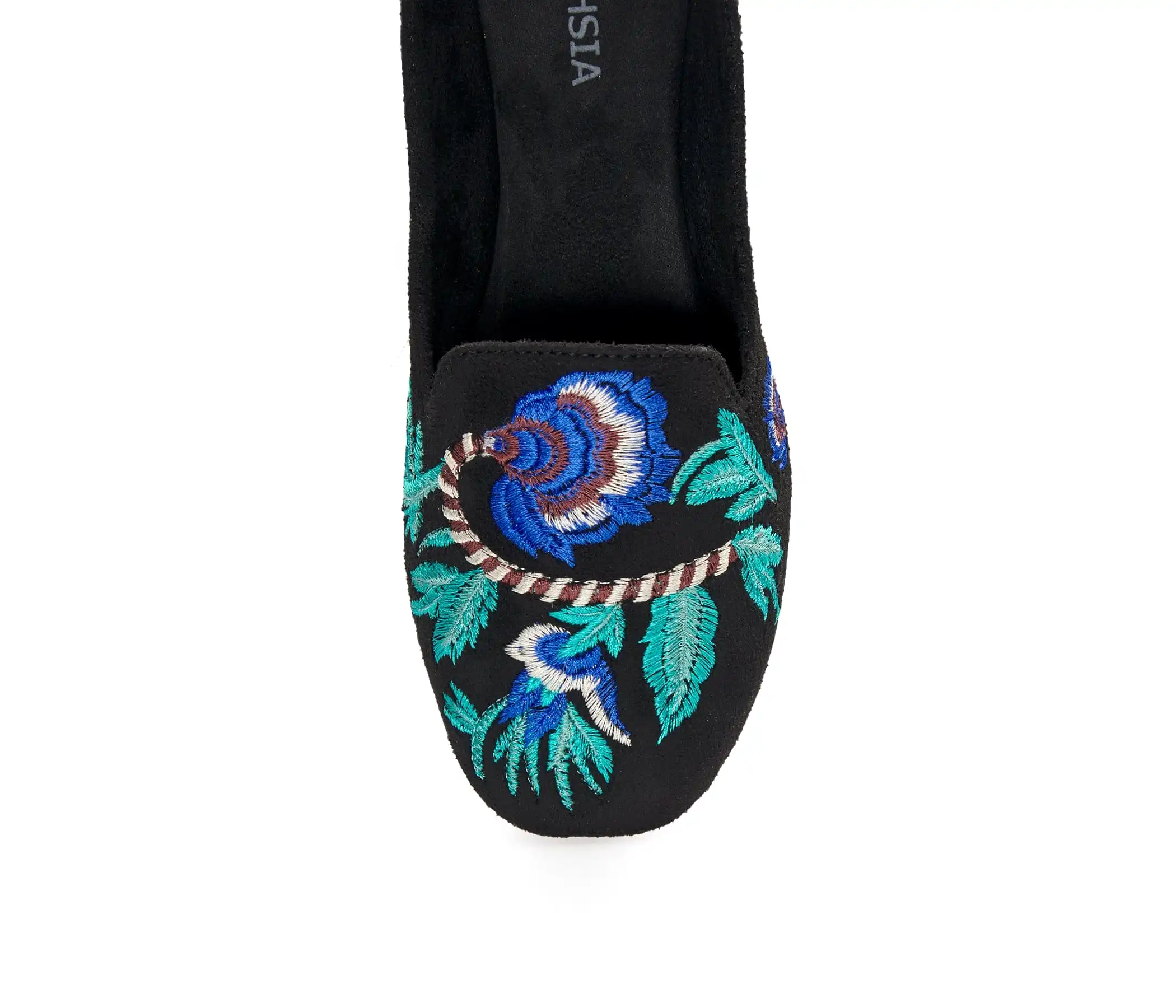 Midnight Blossom Loafers