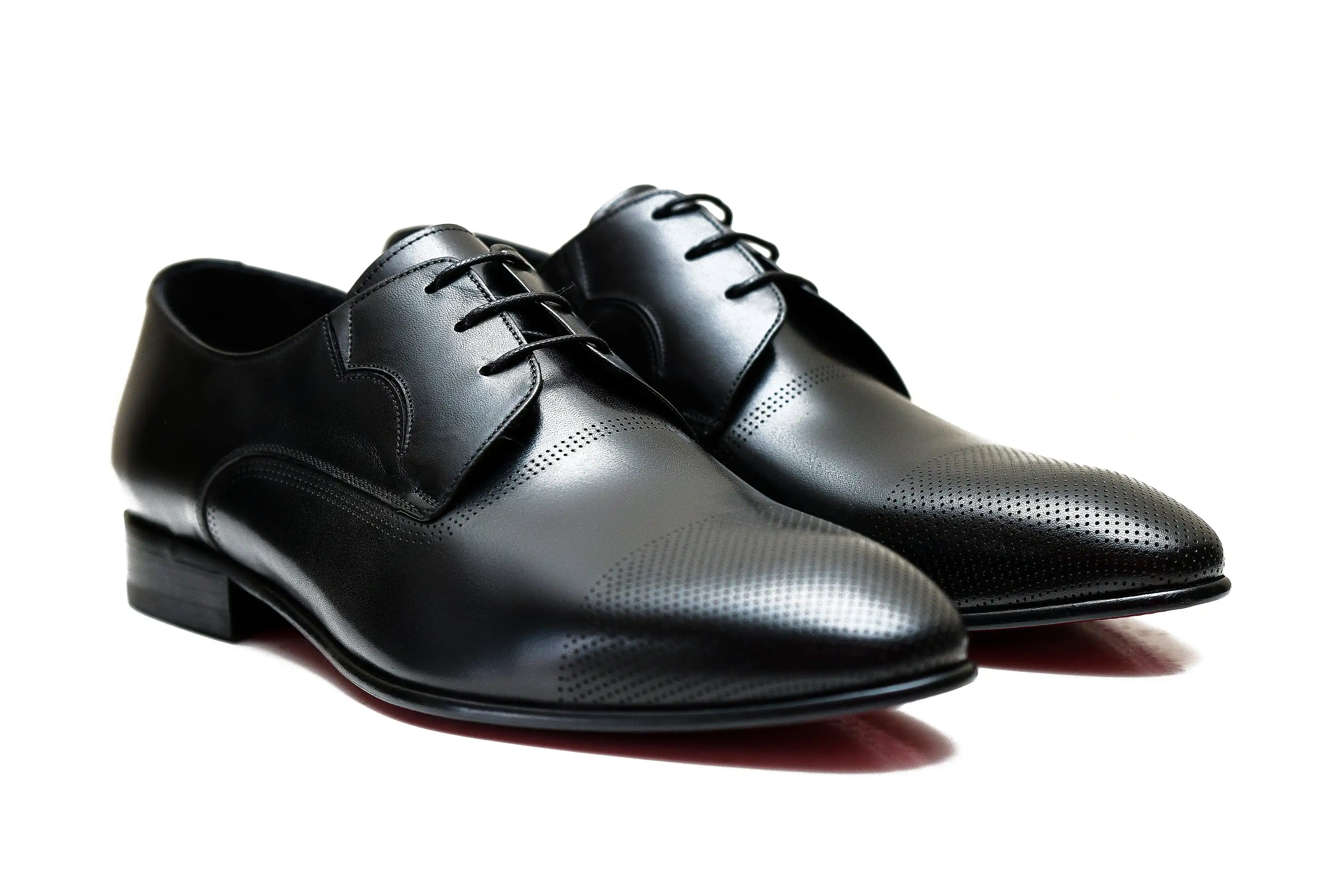 MILAN | Black leather derby shoes