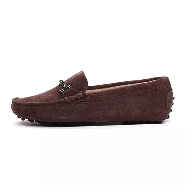 MIYAGINA Leather Women Spring Flat Moccasins Shoes