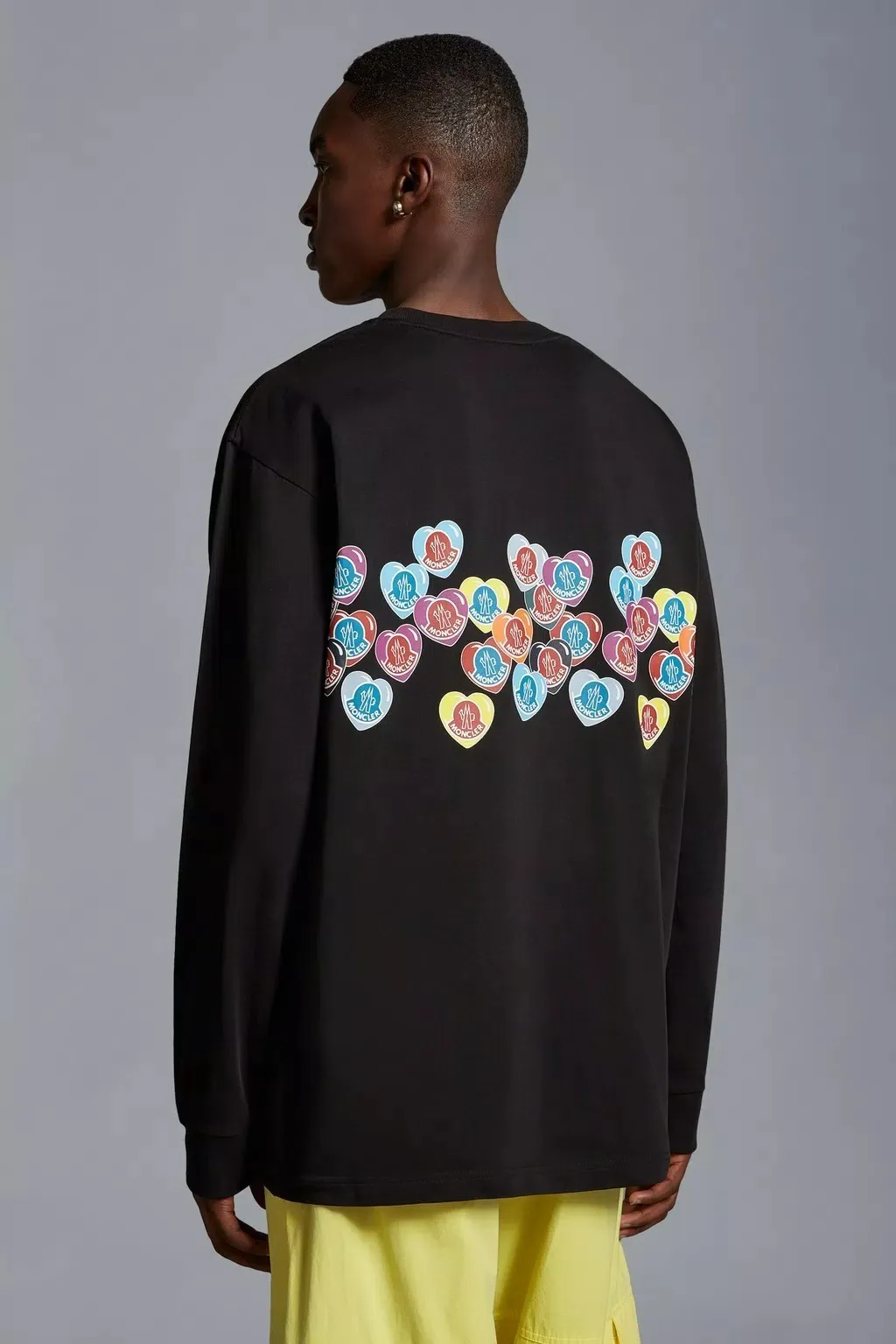 MONCLER  |Moncoeur Motif Long Sleeve T-shirt