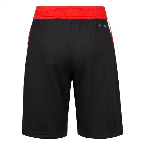 NIKE JUNIOR DRI-FIT COLOURBLOCK RED SHORTS