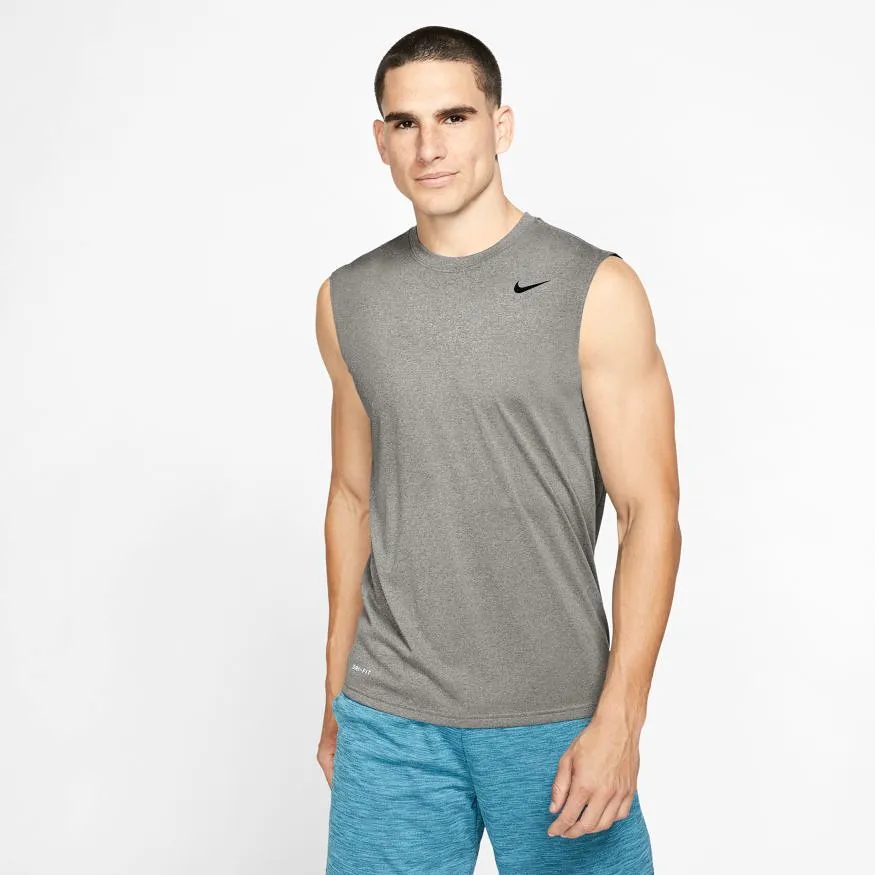 NIKE MEN'S DRI-FIT LEGEND TRAINING GREY SINGLET