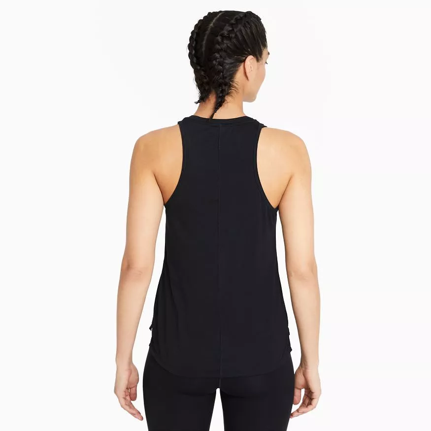 NIKE WOMEN'S DRI-FIT ONE STANDARD FIT BLACK SINGLET