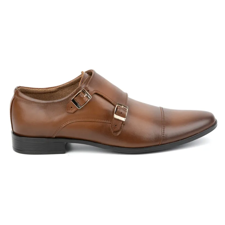 Olivier Monki 306LU Brown Leather Formal Shoes