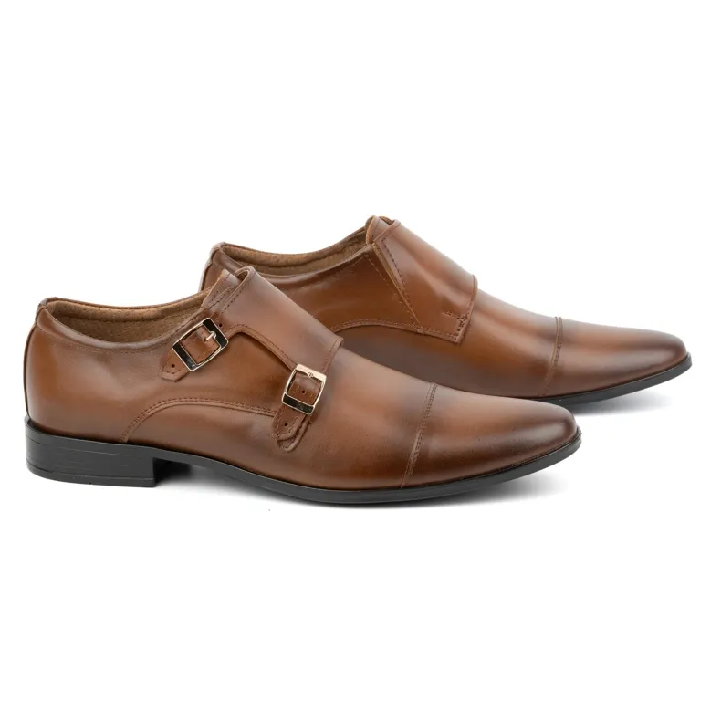 Olivier Monki 306LU Brown Leather Formal Shoes