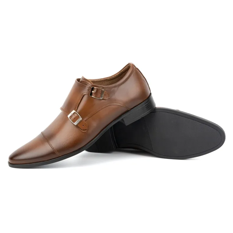 Olivier Monki 306LU Brown Leather Formal Shoes