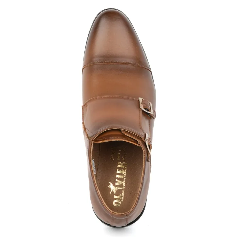 Olivier Monki 306LU Brown Leather Formal Shoes