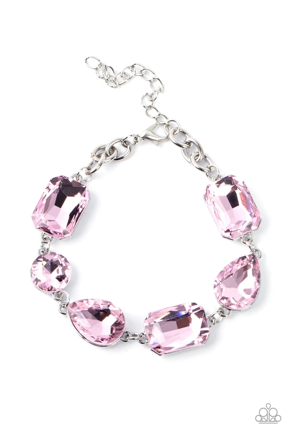 Paparazzi Accessories - Cosmic Treasure Chest - Pink Bracelet