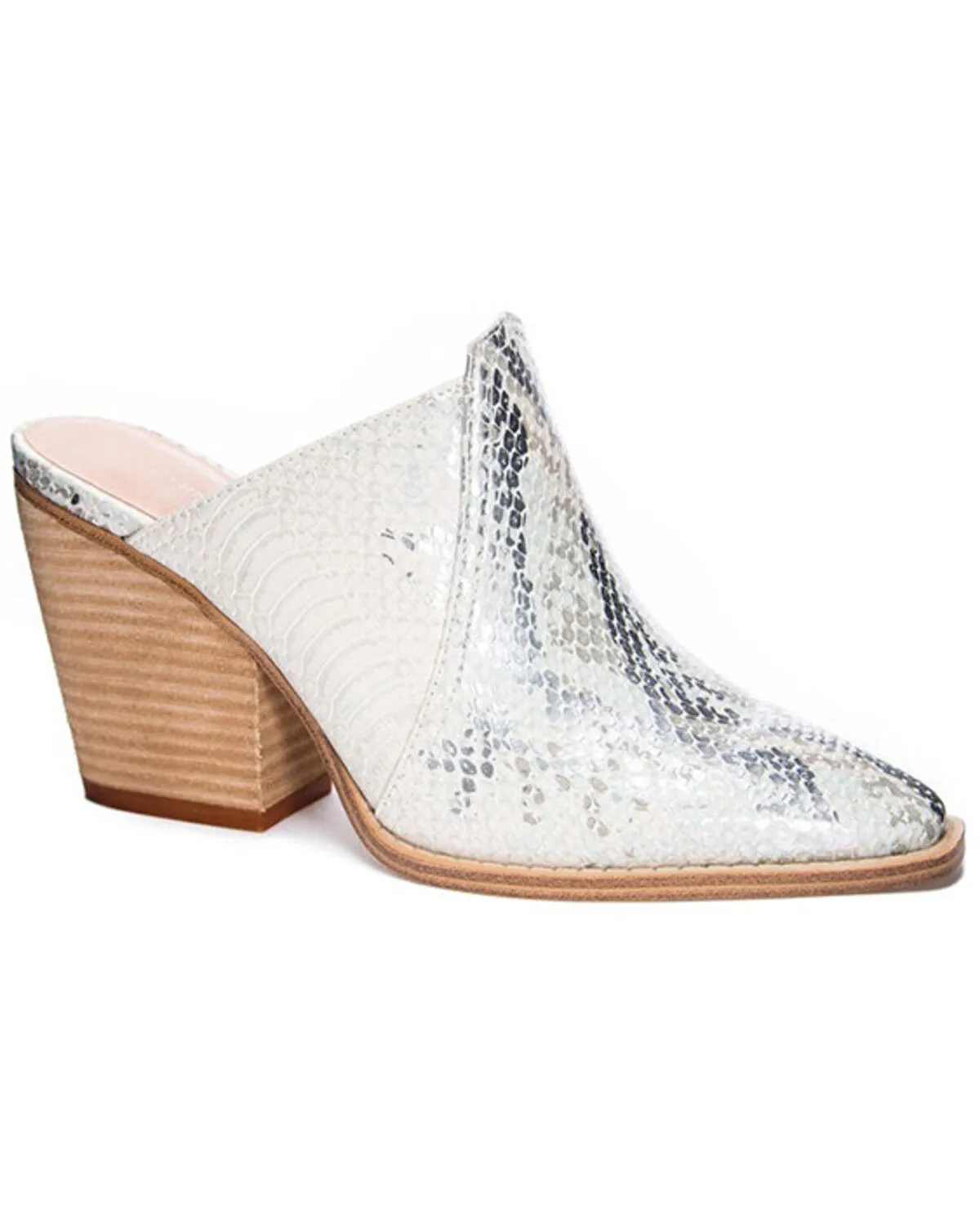 Product Name:  Chinese Laundry Women's Beaute Aqua Snake Print Fashion Mule - Pointed Toe