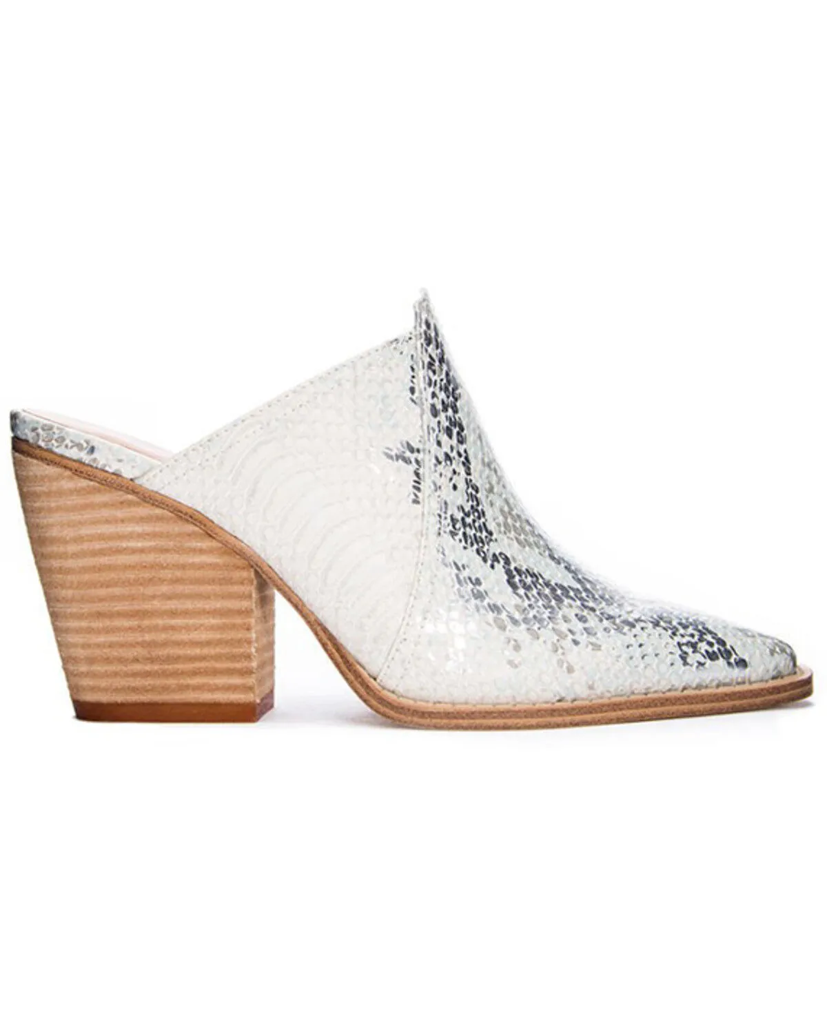 Product Name:  Chinese Laundry Women's Beaute Aqua Snake Print Fashion Mule - Pointed Toe