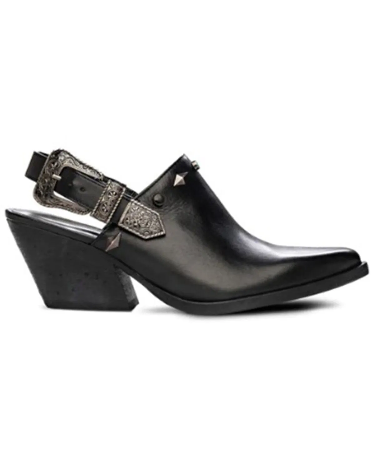 Product Name:  Golo Women's Billy Jean Buckle Western Mules - Pointed Toe