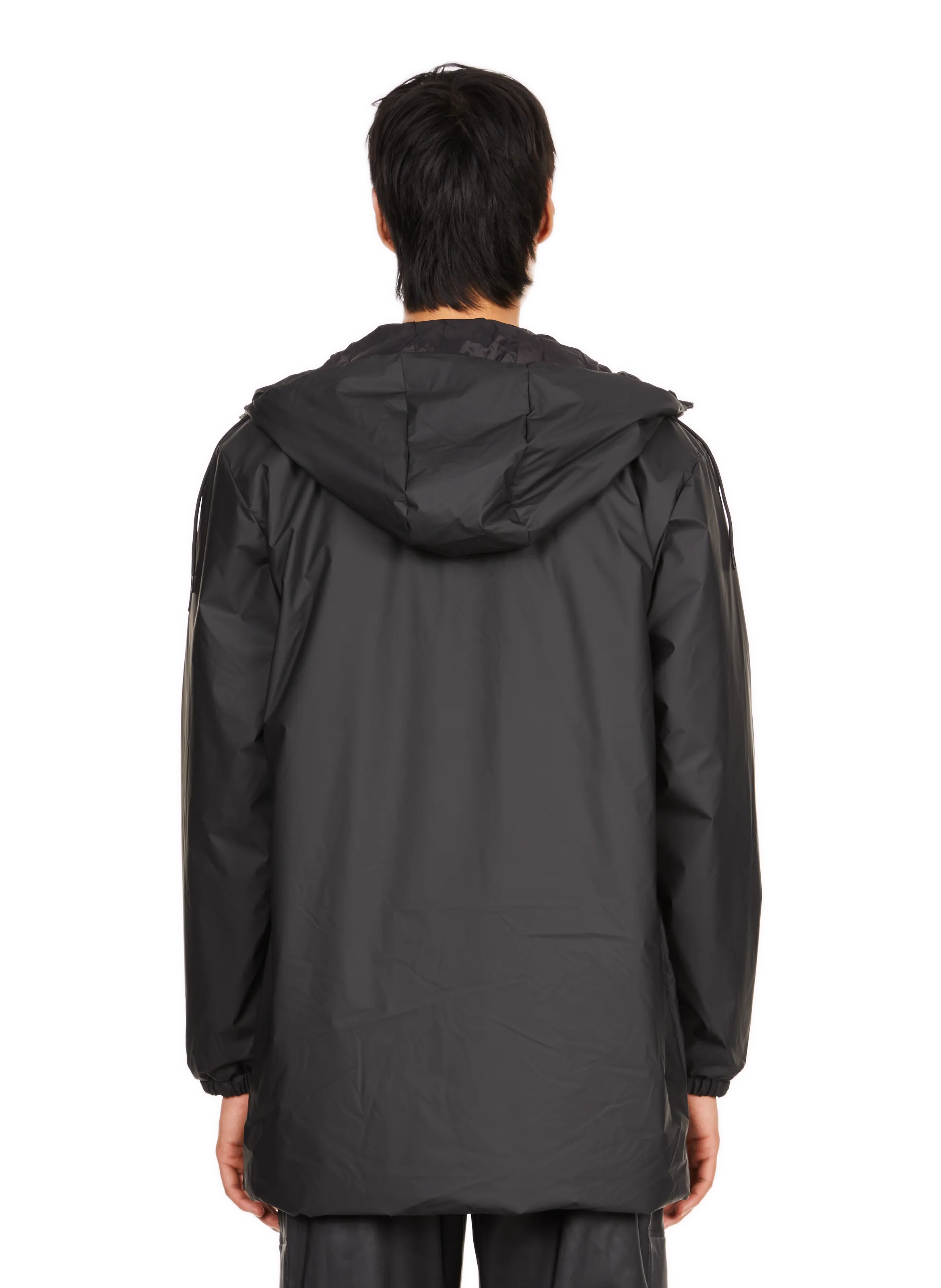 RAINS  Solid Raincoat - Black