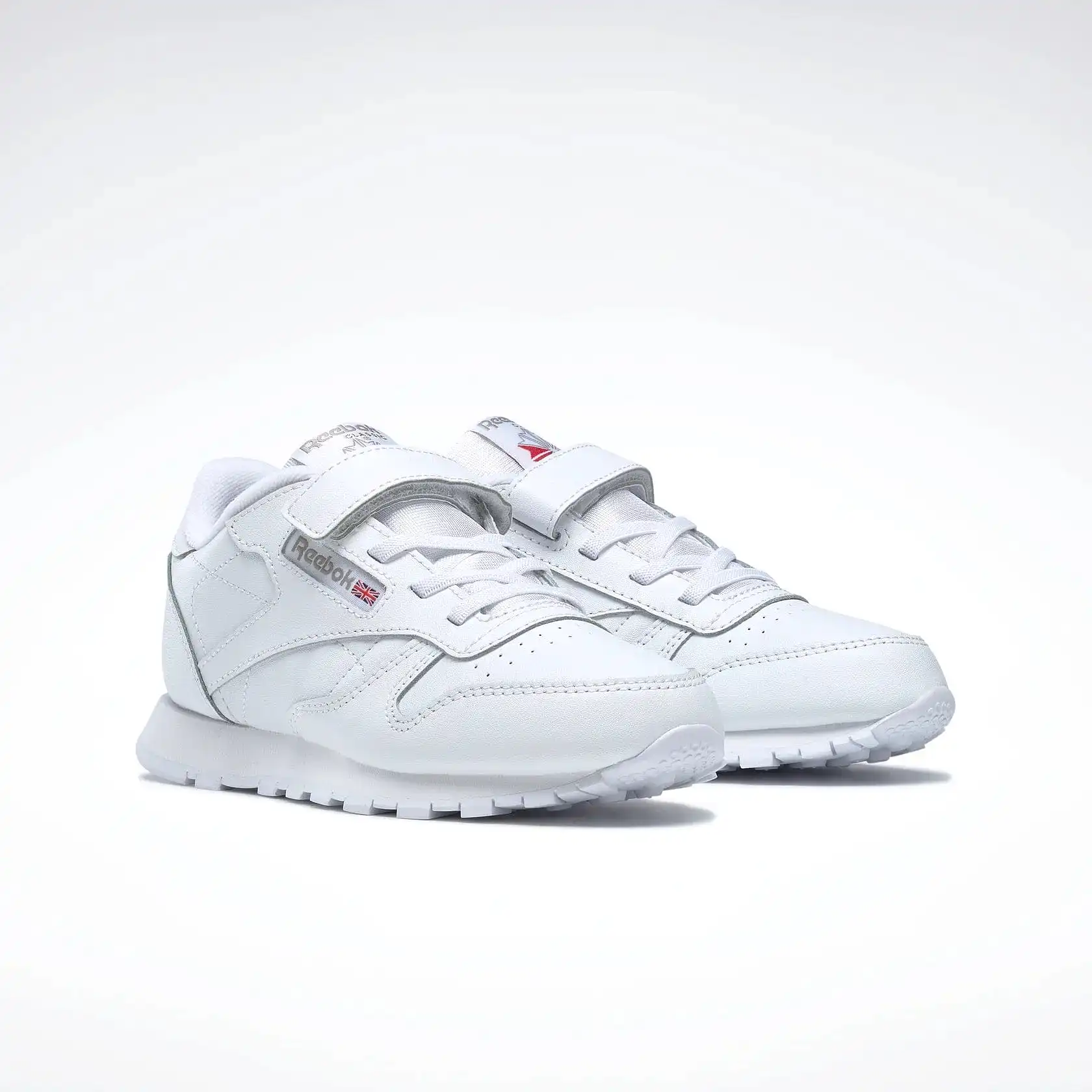 REEBOK KIDS CLASSIC LEATHER SHOES WHITE SHOES