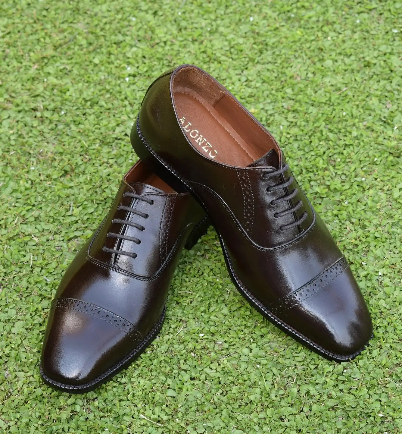 Robert Handmade Leather Brogue Shoes