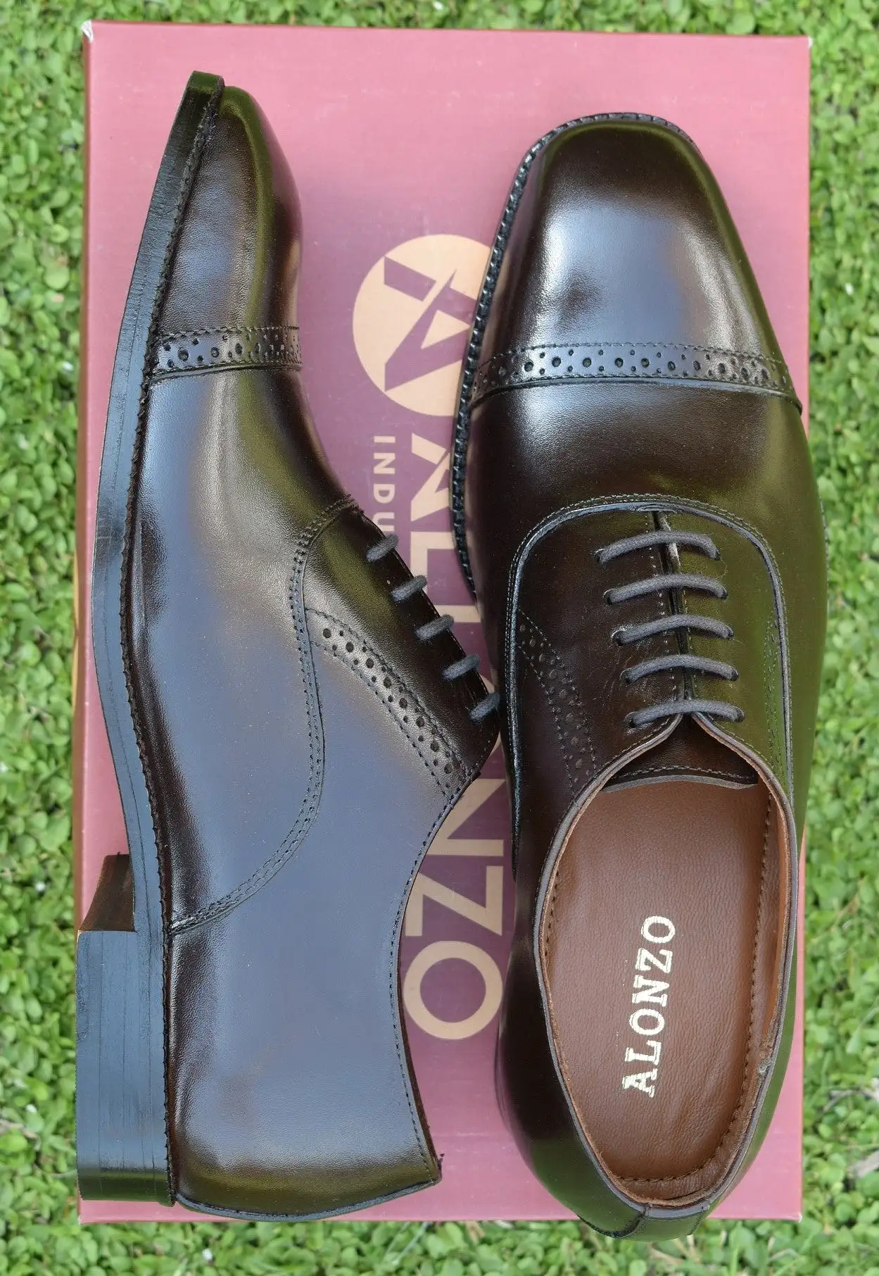 Robert Handmade Leather Brogue Shoes