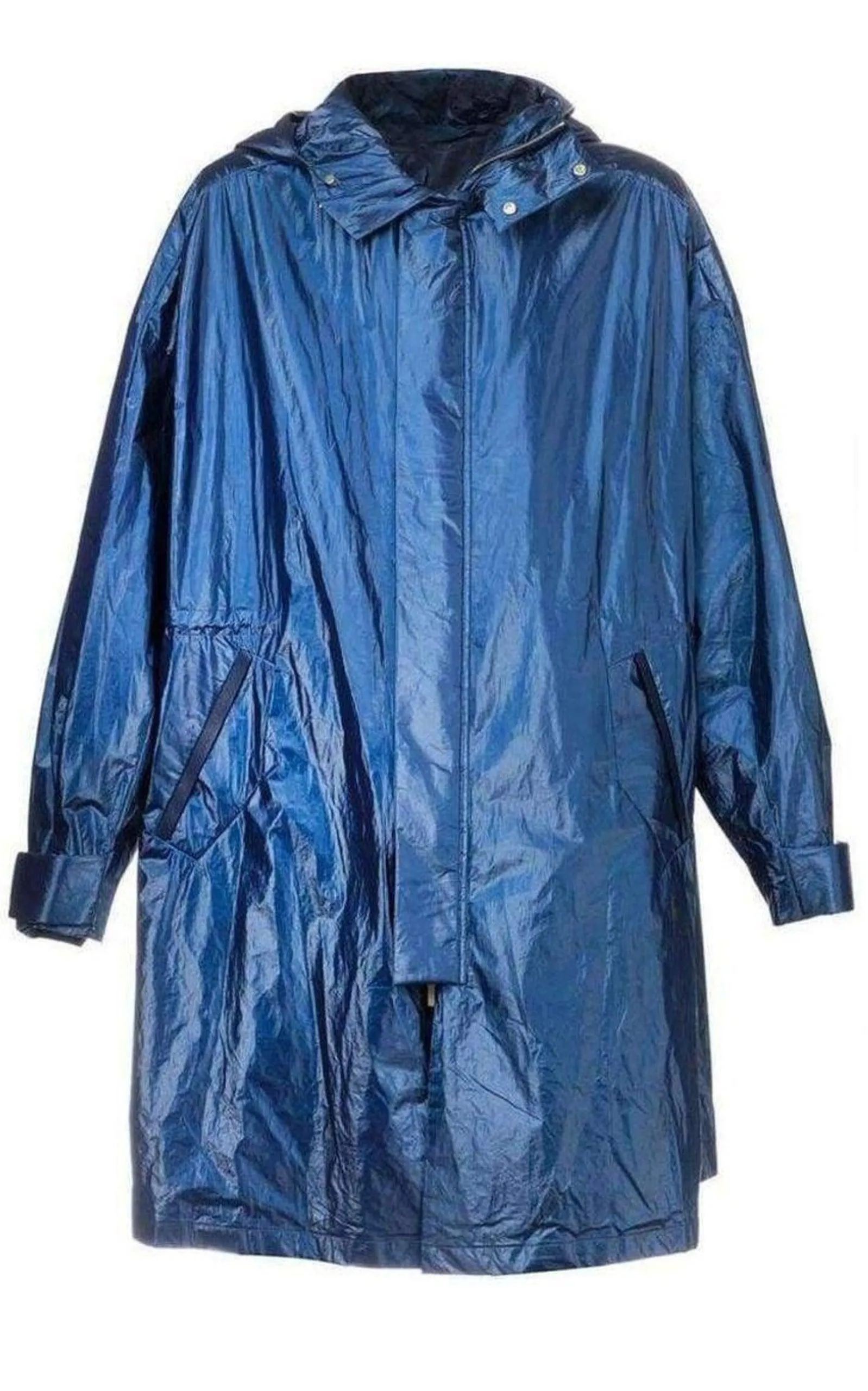 Runway Blue Oversized Raincoat