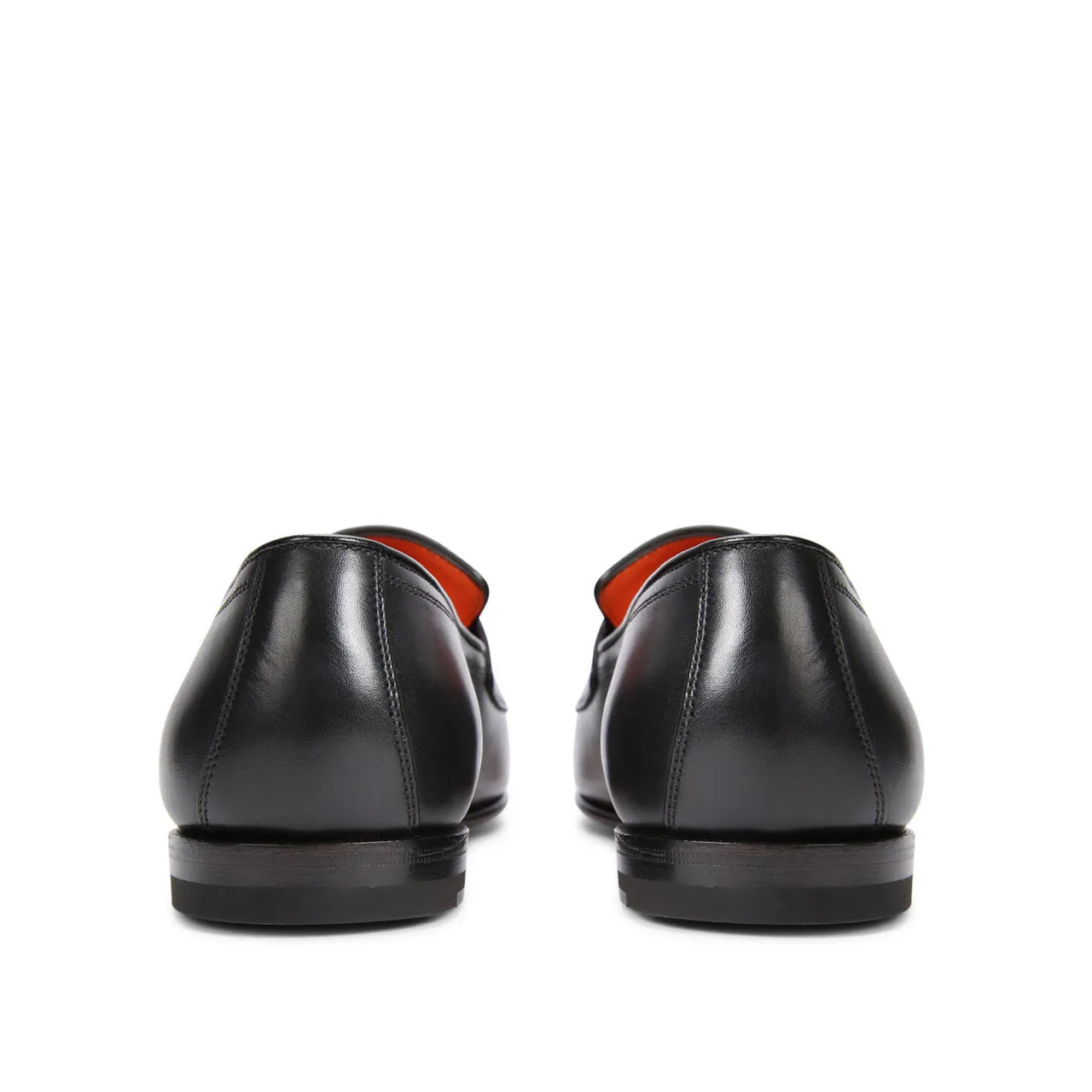 SANTONI Carlos Flex Double Monk Shoes - Black