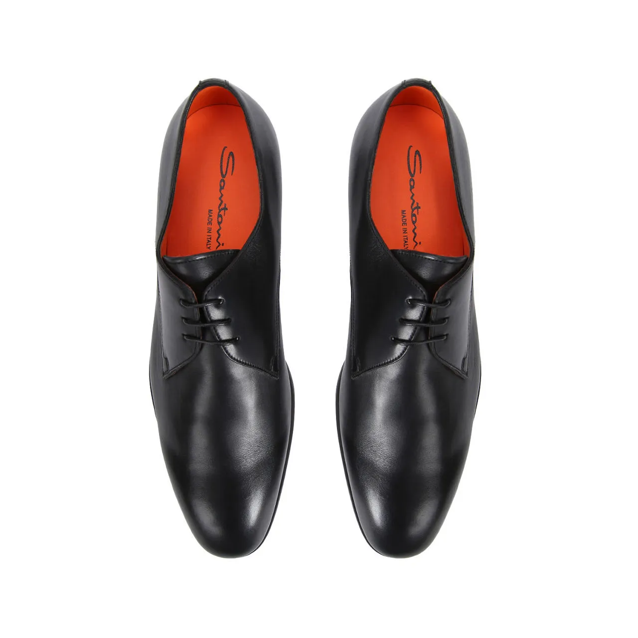 SANTONI New Simon Derby Shoes - Black