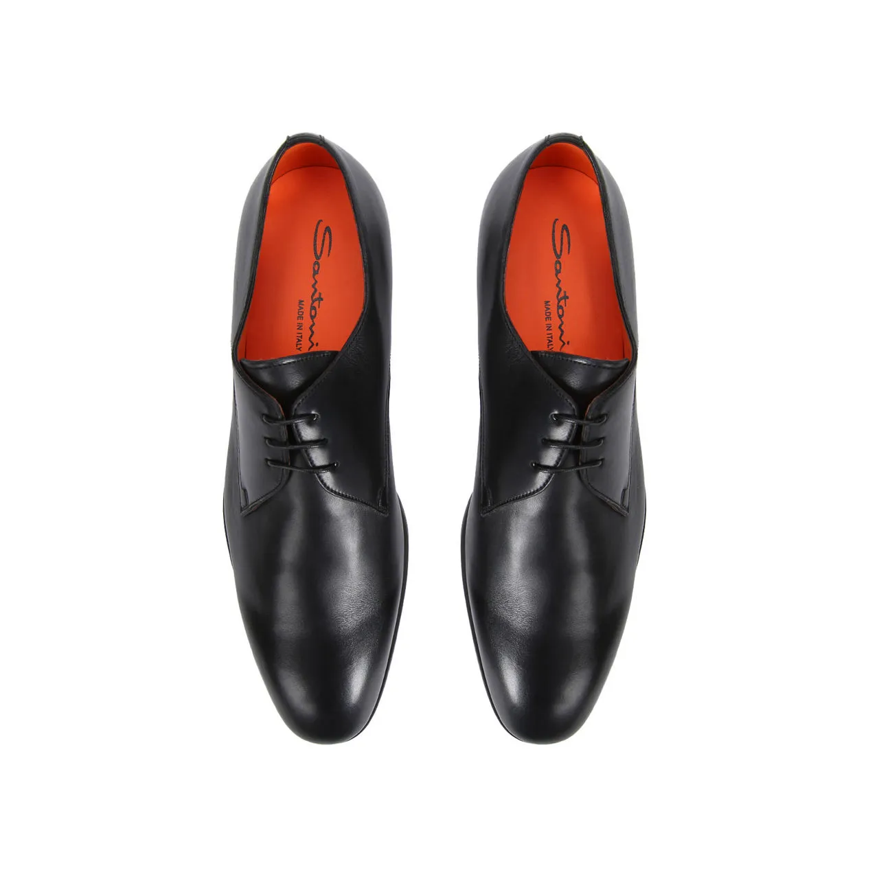 SANTONI New Simon Derby Shoes - Black