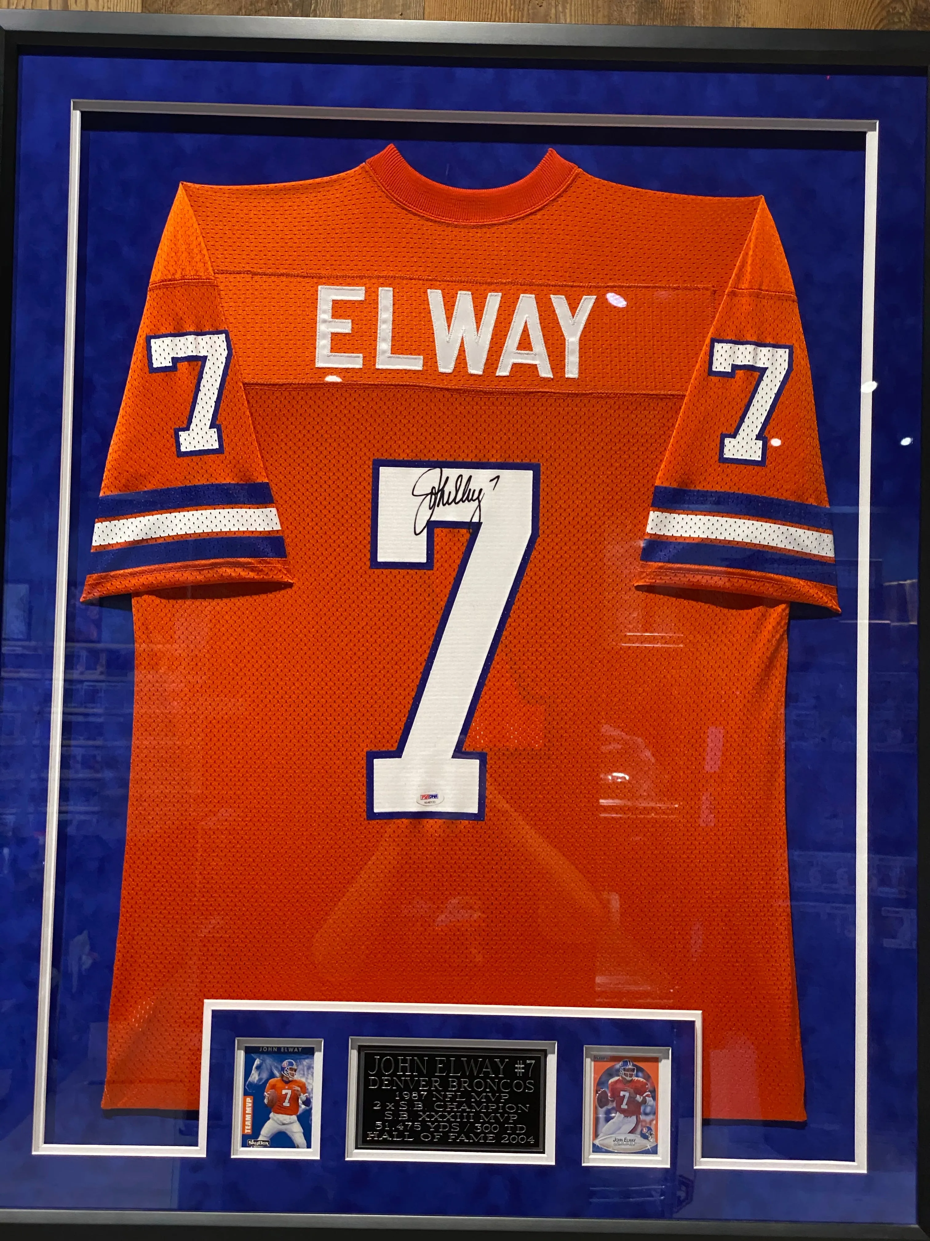 Signed John Elway Jersey