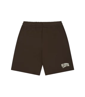 SMALL ARCH LOGO SHORTS - BROWN