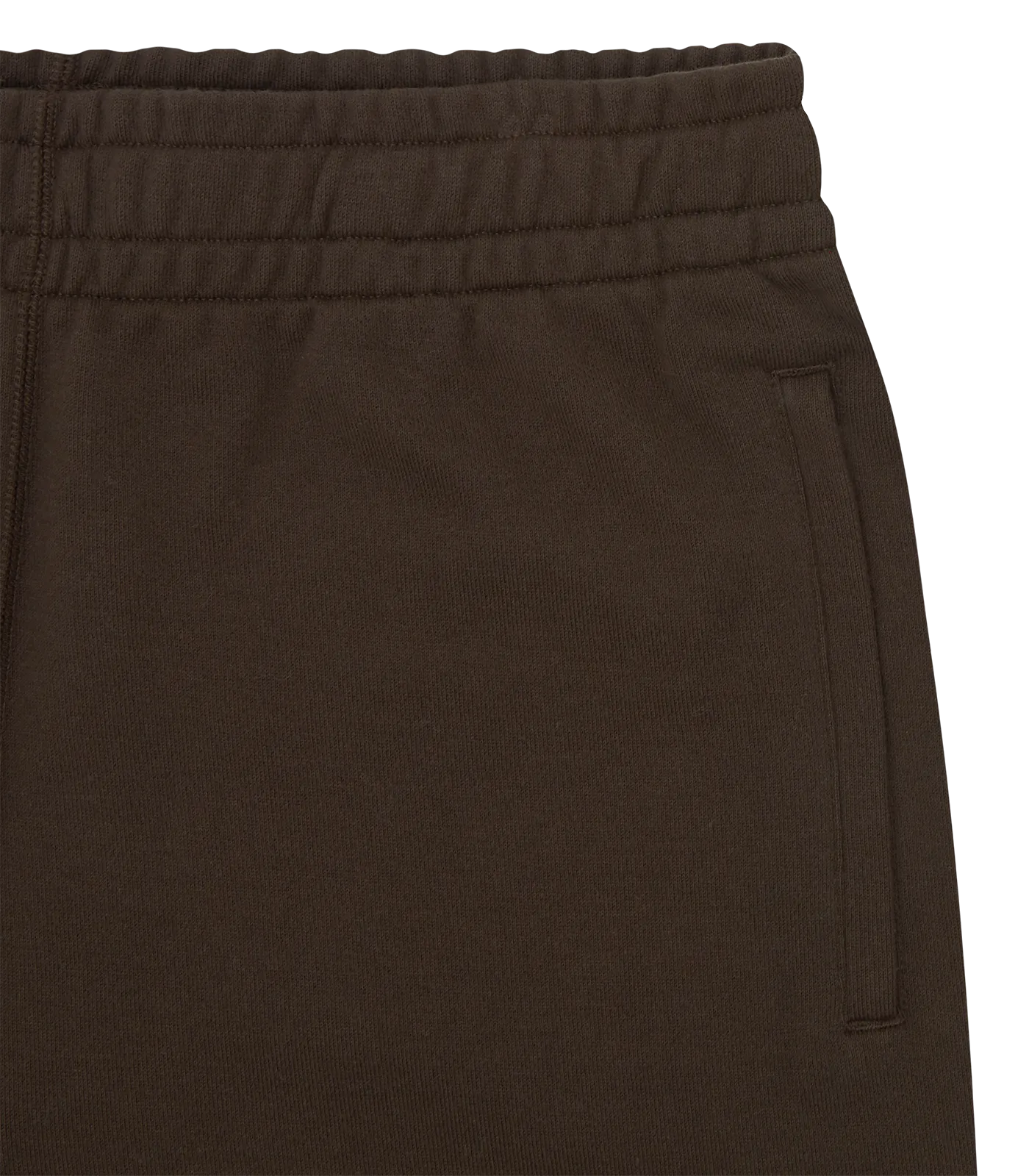 SMALL ARCH LOGO SHORTS - BROWN