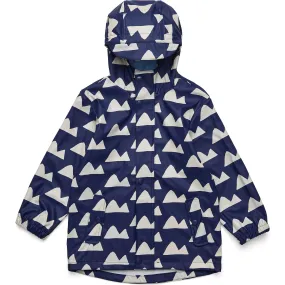 Snapper Rock Navy Peak to Peak Recyclced Waterproof Raincoat