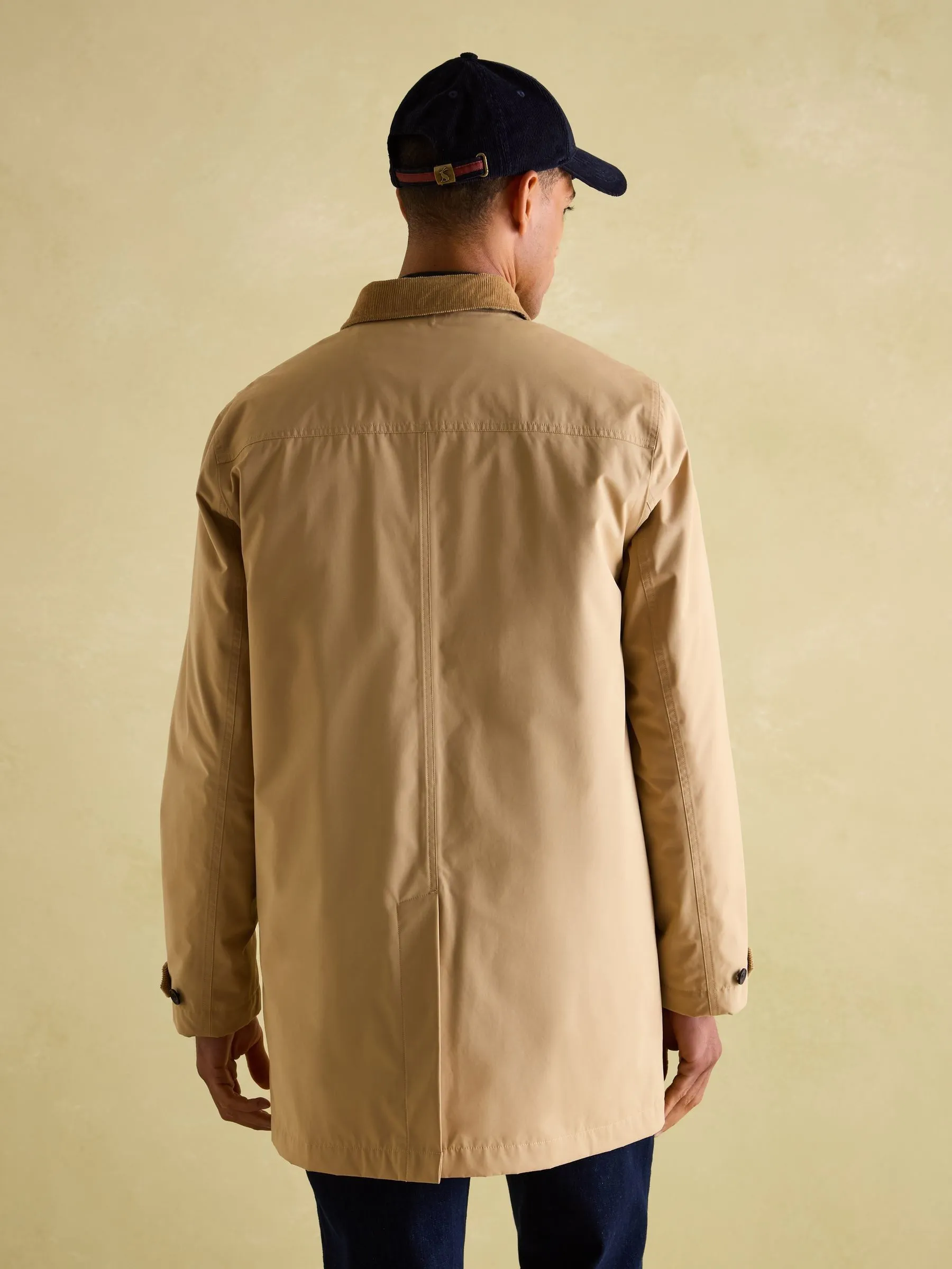 Tan Brown Waterproof Raincoat