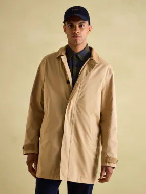 Tan Brown Waterproof Raincoat