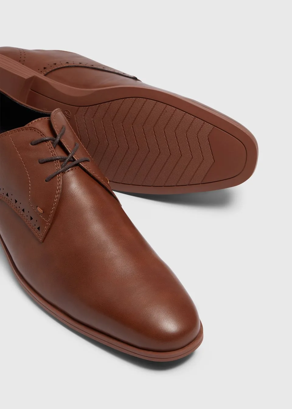 Tan Derby Shoes