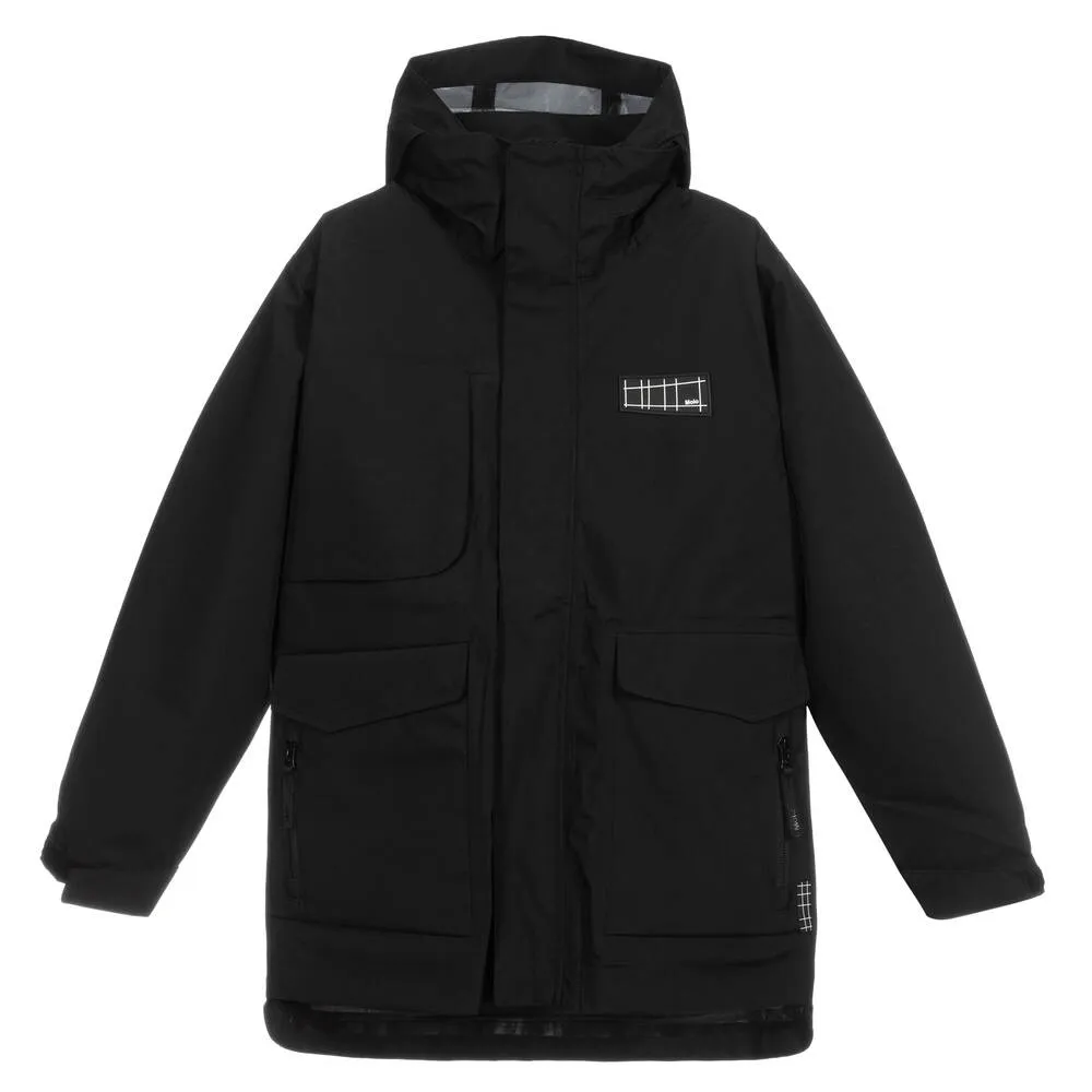 Teen Boys Black Raincoat