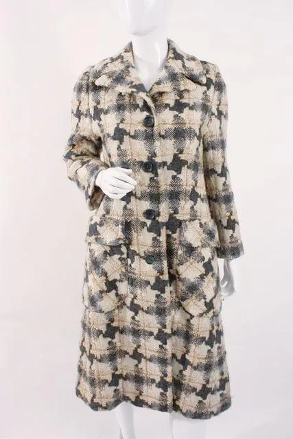 Vintage 70's JACK CLARKE Irish Tweed Coat