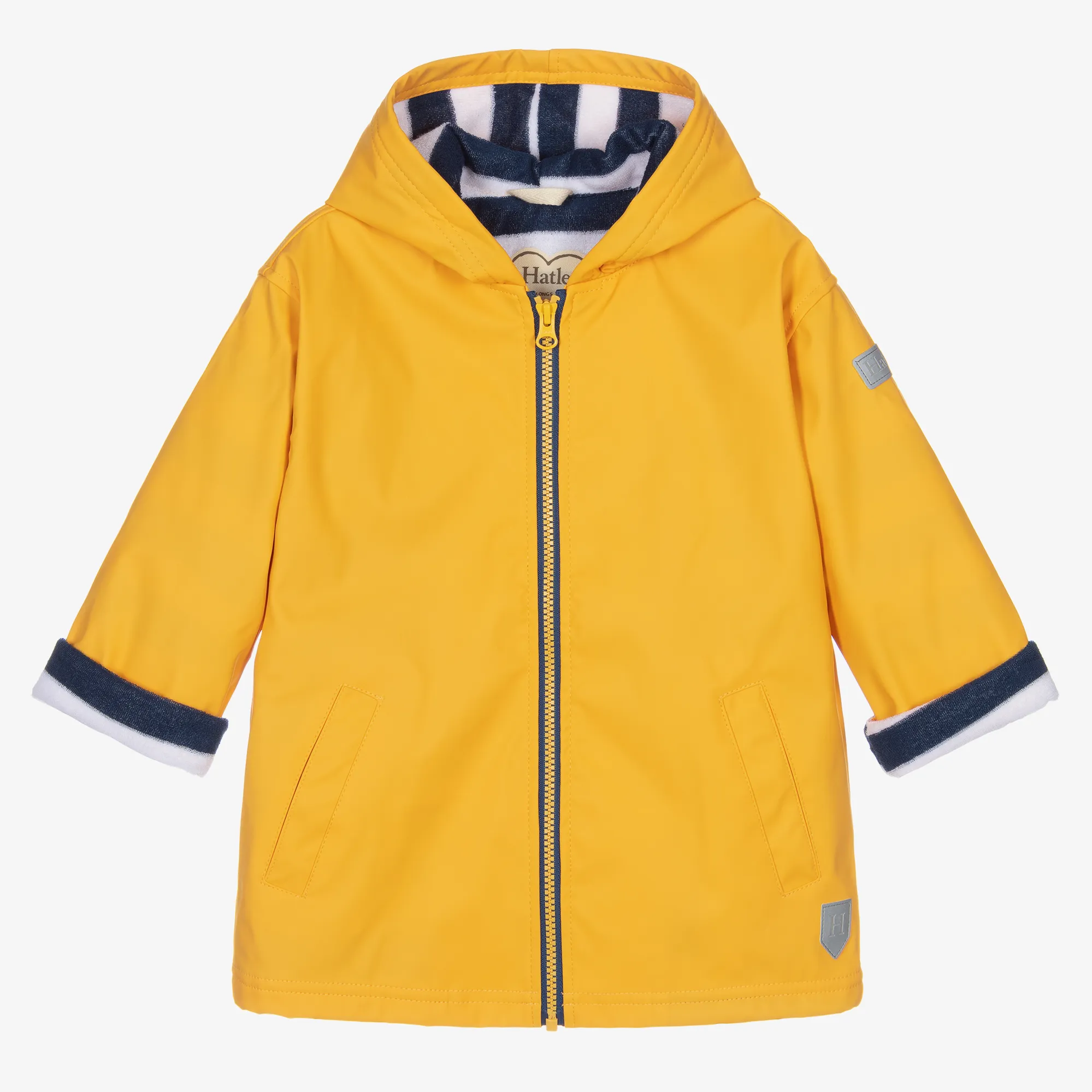 Yellow Hooded Raincoat