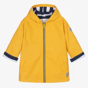 Yellow Hooded Raincoat